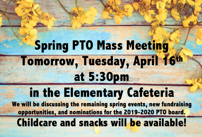 PTO Spring Meeting 2019